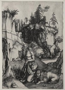 St. Jerome in Penitence, c. 1497. Creator: Albrecht Dürer (German, 1471-1528).