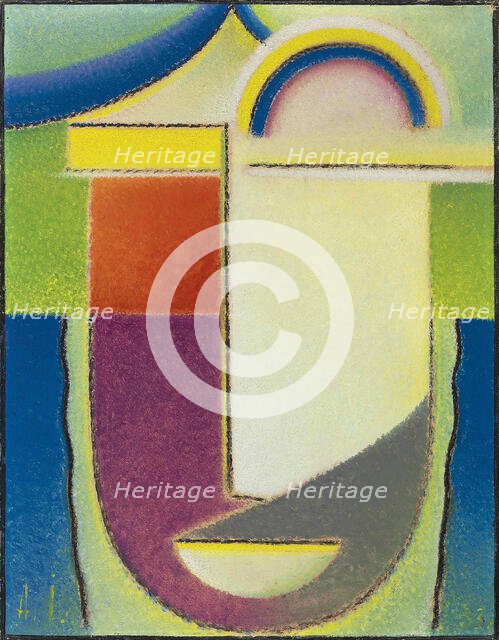 Abstract Head: Easter, 1933. Creator: Javlensky, Alexei, von (1864-1941).