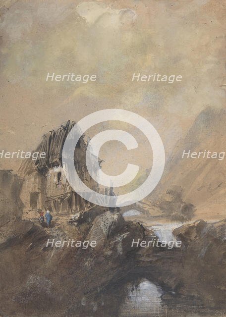 Village à Dieppe, 1843. Creator: Eugene Isabey.