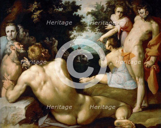 The Baptism of Christ. Artist: Haarlem, Cornelis Cornelisz., van (1562-1638)