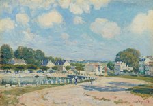 Watering Place at Marly, 1875. Creator: Alfred Sisley.