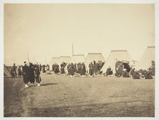 Untitled [Zouaves], 1857. Creator: Gustave Le Gray.
