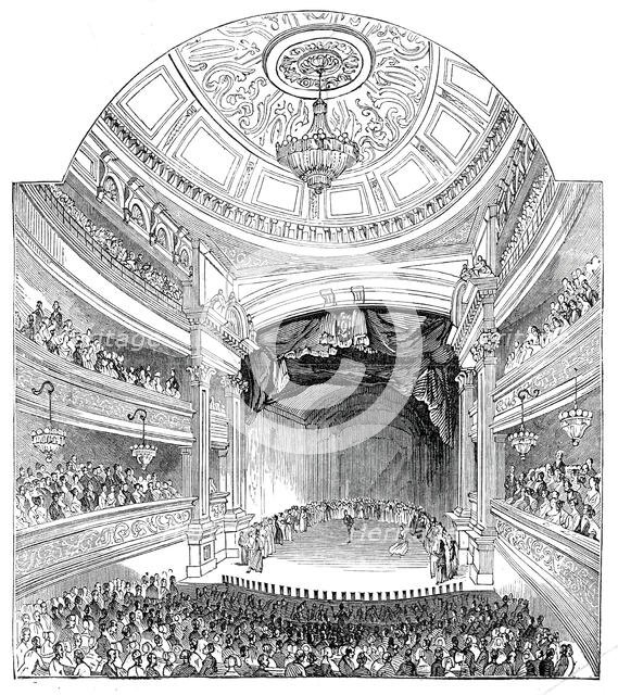 Opening of the New Theatre Royal, Manchester, 1845. Creator: Unknown.
