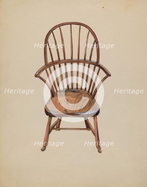 Child's Arm Chair, c. 1936. Creator: Mina Lowry.