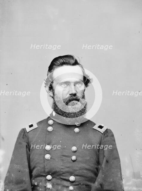 General E.W. Rice, US Army, between 1855 and 1865. Creator: Unknown.