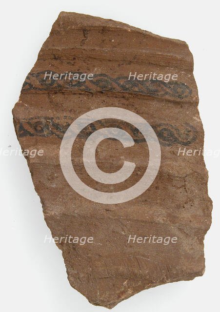 Ostrakon, Coptic, 7th century. Creator: Unknown.