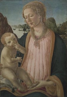 Madonna and Child, c. 1475-1480. Creator: Francesco Botticini (Italian, c. 1446-1497).