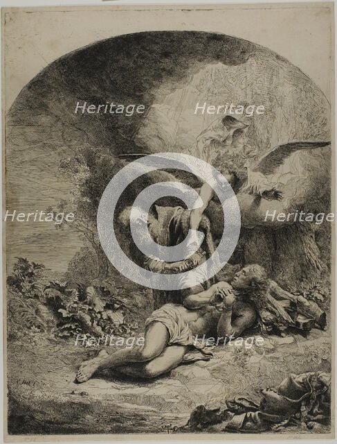 The Sacrifice of Abraham, 1642/51. Creator: Ferdinand Bol.