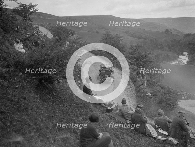 Ford of JB Thompson competing in the MCC Edinburgh Trial, 1930. Artist: Bill Brunell.