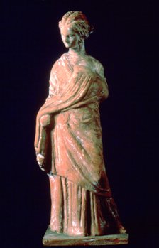 Figure of a woman, Greek, 3rd century. Artist: Unknown