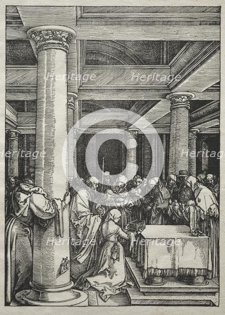 Life of the Virgin: Presentation of Jesus in the Temple, 1504-1505. Creator: Albrecht Dürer (German, 1471-1528).
