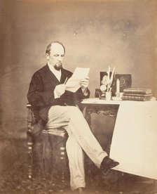 The Earl Canning, K.G., K.S.I., G.C.B., Calcutta, 1858-61. Creators: Bourne & Shepherd, Charles Shepherd, Samuel Bourne.