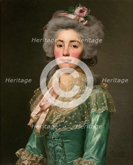 Portrait of Mademoiselle de Fontenay , 1784.