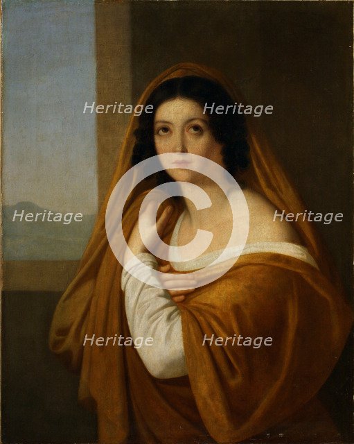 Portrait of Princess Yevdokia (Avdotya) Ivanovna Golitsyna, née Izmaylova (1794-1890), 1810s. Artist: Yegorov, Alexei Yegorovich (1776-1851)