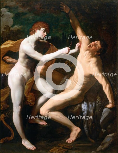 Apollo and Marsyas, ca 1625. Creator: Reni, Guido (1575-1642).