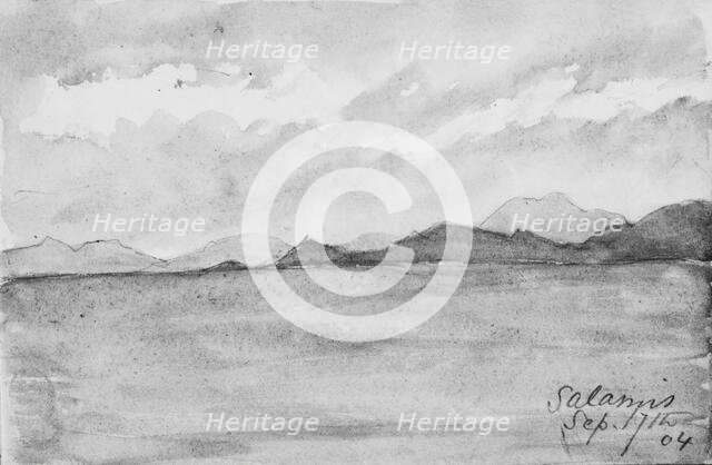 Salamis (from Sketchbook), 1904. Creator: Mary Newbold Sargent.