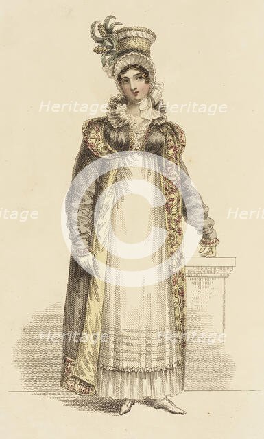 Fashion Plate (Carriage Costume), 1816. Creator: John Bell.