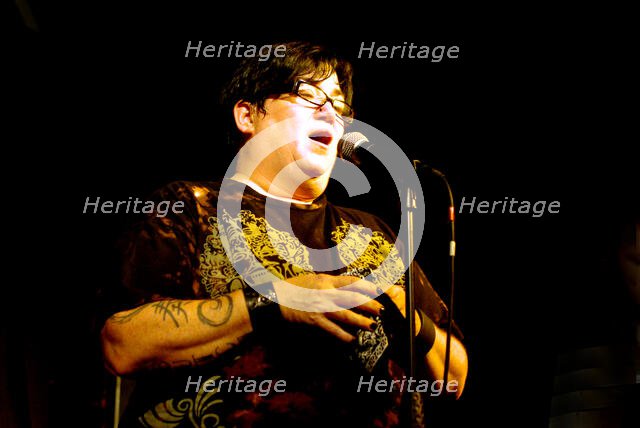 Lea DeLaria, Brunswick, Hove, West Sussex, Nov 2009. Creator: Brian O'Connor.