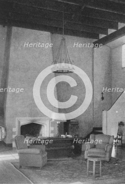 End of Assembly Room, Los Angeles Tennis Club, Los Angeles, California, 1925. Artist: Unknown.