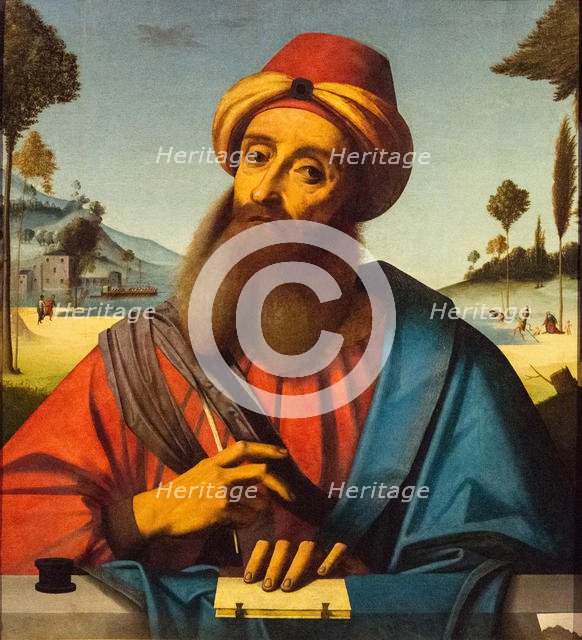 Portrait of Ovid, ca. 1505-1510. Creator: Ortolano (Benvenuti), Giovanni Battista (c. 1480-1525).