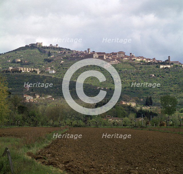 Cortona, a hill town in central Italy. Artist: Unknown