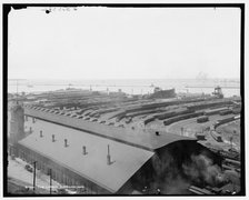 The Harbor, Cleveland, Ohio, between 1901 and 1906. Creator: Unknown.