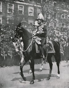 King George V at the funeral of his father King Edward VII, London, 20 May 1910.  Creator: Unknown.