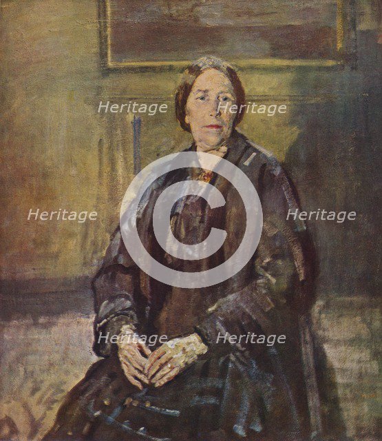 'The Artist's Mother', 1935. Artist: Ambrose McEvoy.