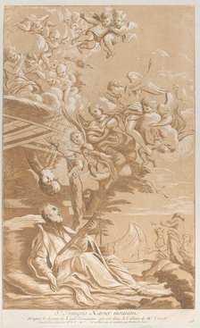 Death of Saint Francis Xavier, ca. 1729. Creator: Caylus, Anne-Claude-Philippe de.