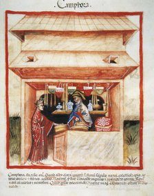 Camphor selling, 14th century.  Creator: Unknown.