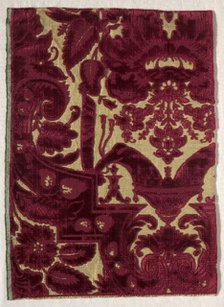 Velvet, 1600s - 1700s. Creator: Unknown.