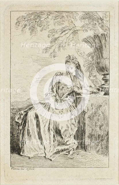 Figures de modes, c. 1710. Creator: Jean-Antoine Watteau.