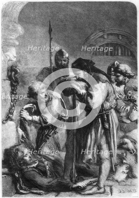 'Death of Richard II', 1861.Artist: W Thomas