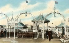 On the Palace Pier, Brighton, Sussex, c1900s(?). Artist: Unknown