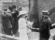 Dorothy Knight at "Wyoming" launch, 1911. Creator: Bain News Service.
