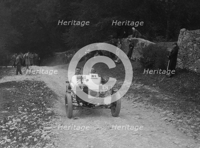 Special trials car competing in a motoring trial, Nailsworth Ladder, Gloucestershire, 1930s.. Artist: Bill Brunell.