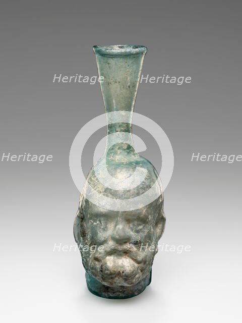 Head Flask, A.D. 100-200. Creator: Unknown.