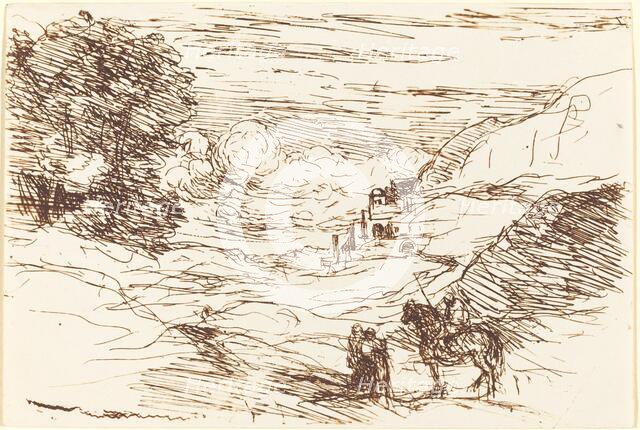 The Paladins (Les Paladins), 1871. Creator: Jean-Baptiste-Camille Corot.