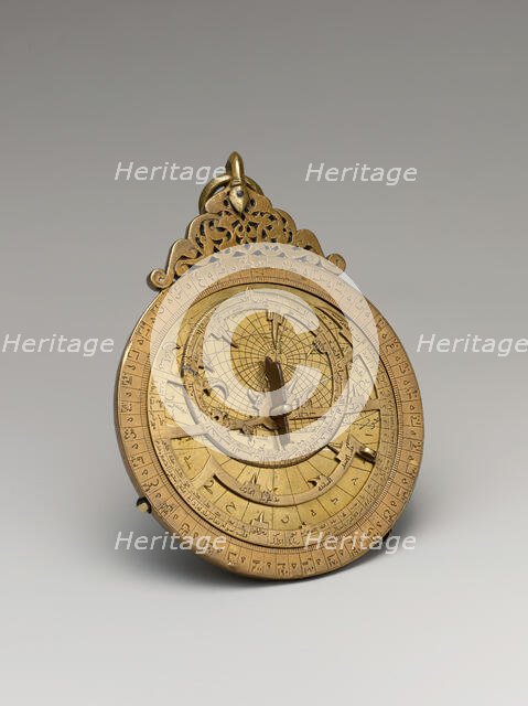 Astrolabe of ‘Umar ibn Yusuf ibn ‘Umar ibn ‘Ali ibn Rasul al-Muzaffari, Yemen, AH 690/ AD 1291. Creator: ‘Umar ibn Yusuf ibn ‘Umar ibn ‘Ali ibn Rasul al-Muzaffari.