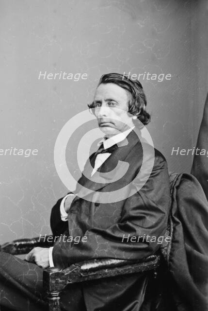 William Gannaway Brownlow of Tennessee, between 1855 and 1865. Creator: Unknown.