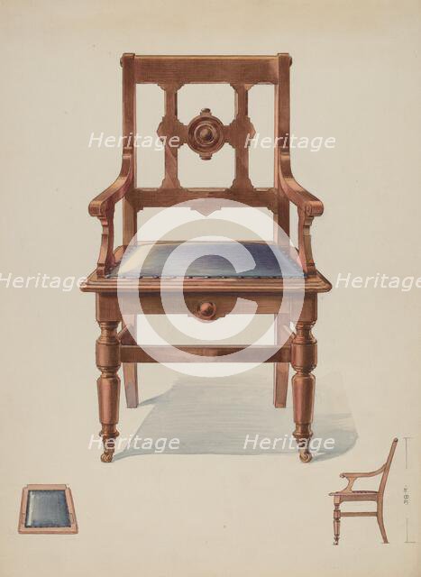 Chair, c. 1936. Creator: George Kirschner.