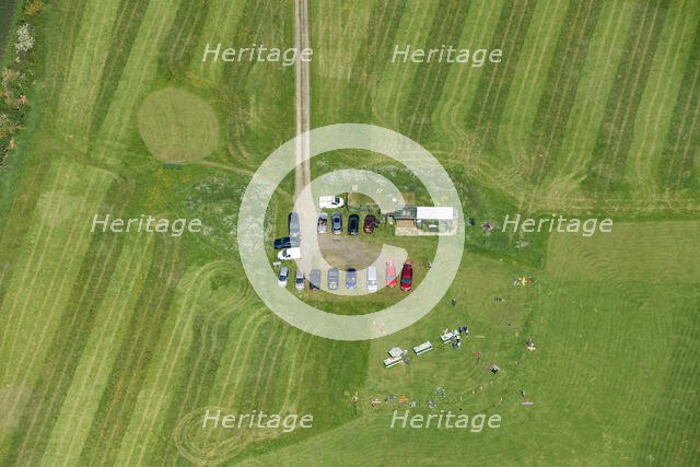 Bulphan World War II bombing decoy site, Bulphan, Essex, 2024. Creator: Damian Grady.