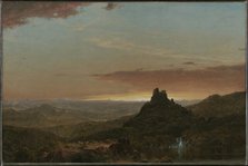 Cross in the Wilderness, 1857. Creator: Frederic Edwin Church.