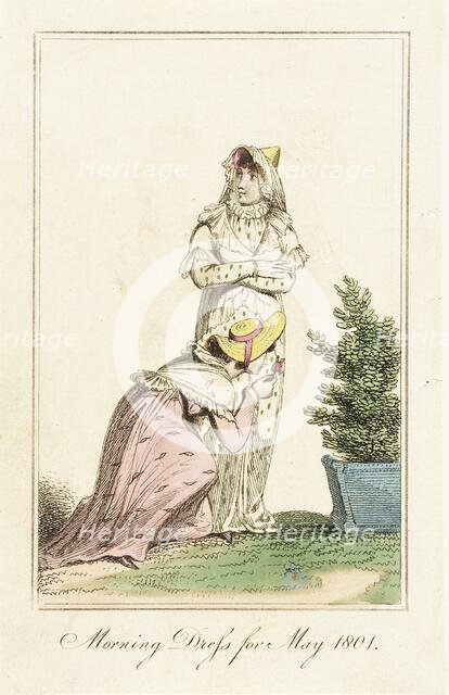 Fashion Plate (Morning Dress for May 1801), 1801. Creator: Unknown.
