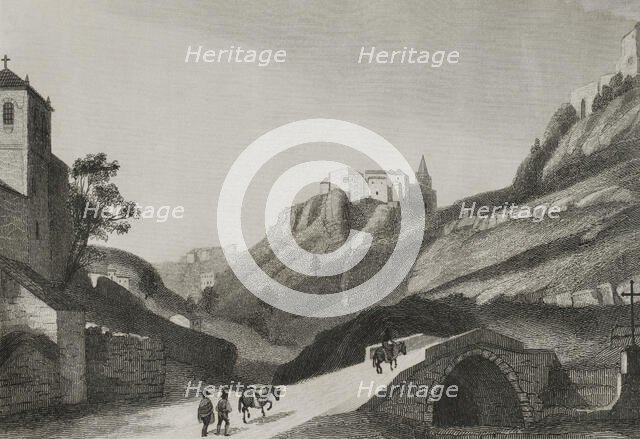 Alhama, Granada province, Andalusia, Spain, 1853.  Creator: Antonio Roca Sallent.