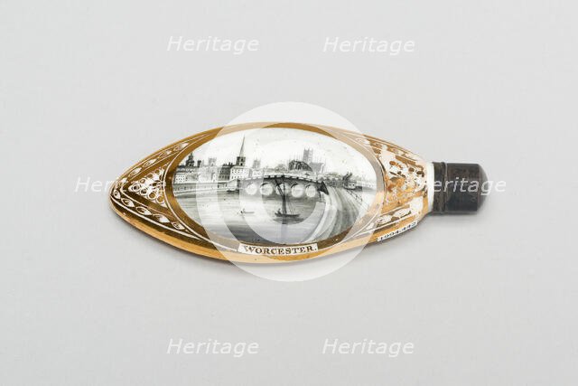 Perfume Flask, Worcester, c. 1801. Creator: Royal Worcester.