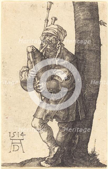 Bagpiper, 1514. Creator: Albrecht Durer.