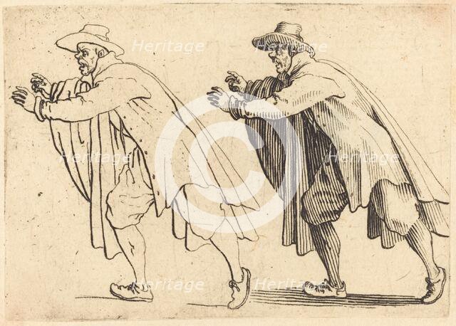 Man Moving Abruptly, c. 1617. Creator: Jacques Callot.
