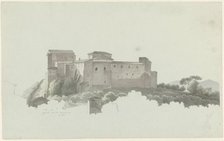 The Basilica and Monastery of the Quattro Santi Coronati in Rome, c.1809-c.1812. Creator: Josephus Augustus Knip.