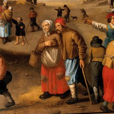 The halt and the blind being summoned to the great supper, 1620-1629. Creator: Joost Cornelisz Droochsloot.